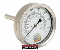 Vuur&Rook / BBQ365 RVS Thermometer 100mm -BIG GREEN EGG Winkel image 1152