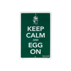 Big Green Egg Tekstbord Groen Keep Calm And Egg On