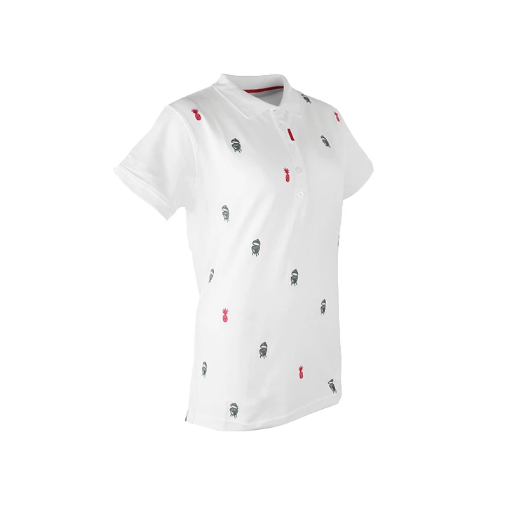 Big Green Egg Golf Poloshirt Dames Wit 4 Big Green Egg Golf Poloshirt Dames Wit - Image 2