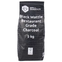 Grill Fanatics Restaurant Grade Charcoal Black Wattle 5 Kg