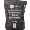 Grill Fanatics Black Wattle Restaurant Grade Briketten Pillow Shape 10 Kg