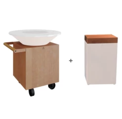 OFYR Classic Corten Upgrade Set - Block Teak Hout