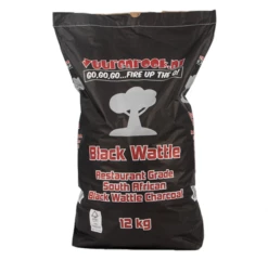 Vuur&Rook Restaurant Grade South African Black Wattle Houtskool 12 Kg