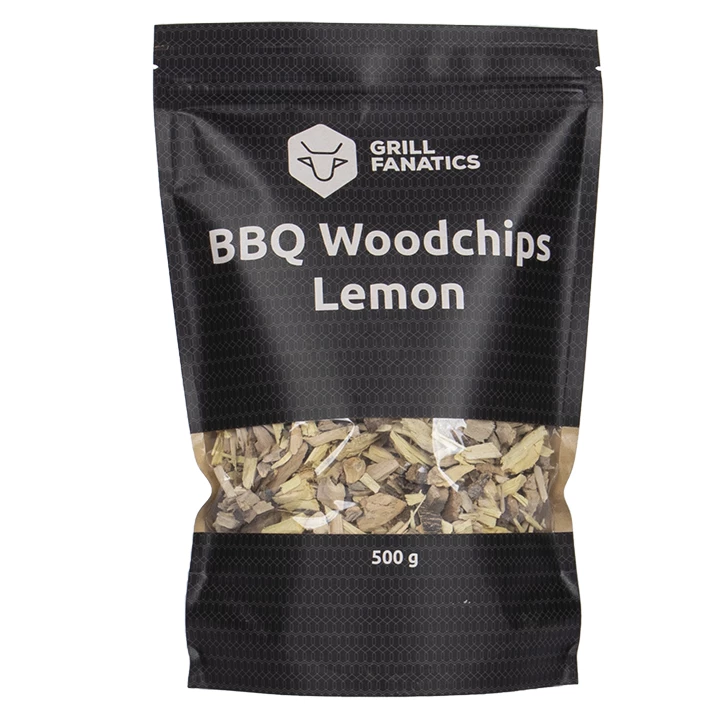 Grill Fanatics BBQ Wood Chips Lemon 500 Gram 3 Grill Fanatics BBQ Wood Chips Lemon 500 Gram