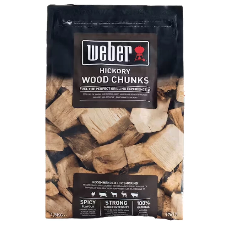 Weber Hickory Chunks 1,5 Kg 3 Weber Hickory Chunks 1,5 Kg