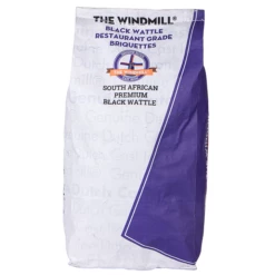 The Windmill Black Wattle Restaurant Grade Briketten Pillow Shape 6 Kg