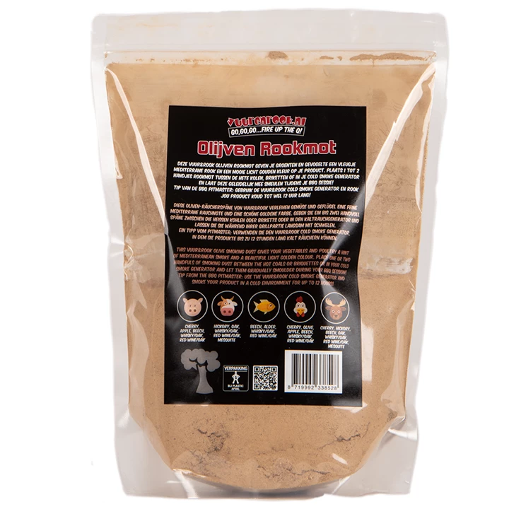 Vuur&Rook Rookmot Olijf 1,5 Kg 4 Vuur&Rook Rookmot Olijf 1,5 Kg - Image 2