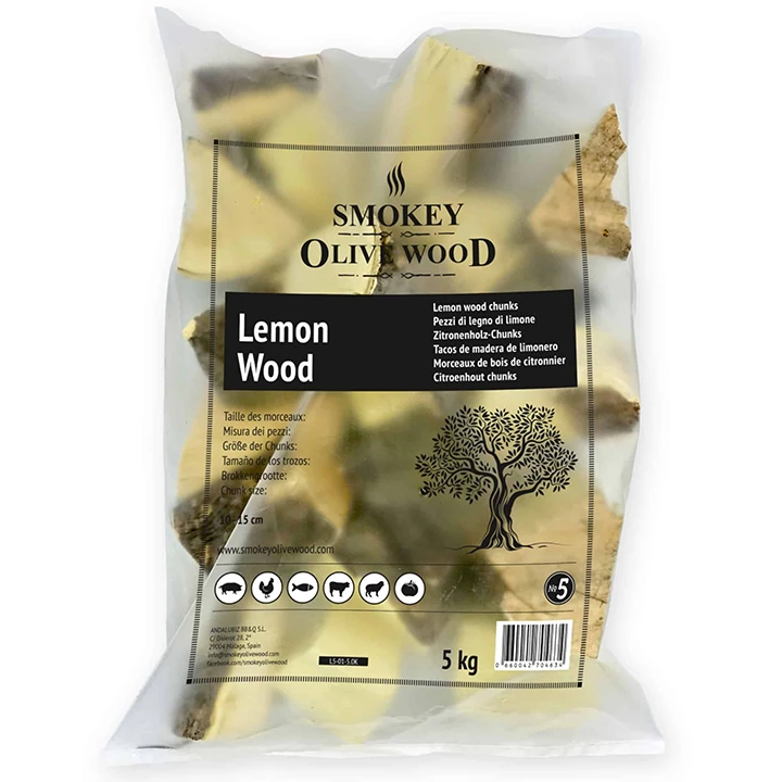 Smokey Olive Wood Citroen Chunks 1,5 Kg 3 Smokey Olive Wood Citroen Chunks 1,5 Kg
