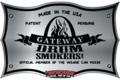 The Original Gateway Logo Plate RVS