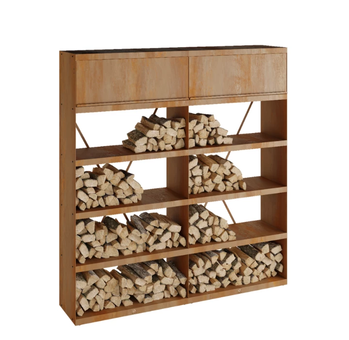 OFYR Wood Storage Corten 200 3 OFYR Wood Storage Corten 200